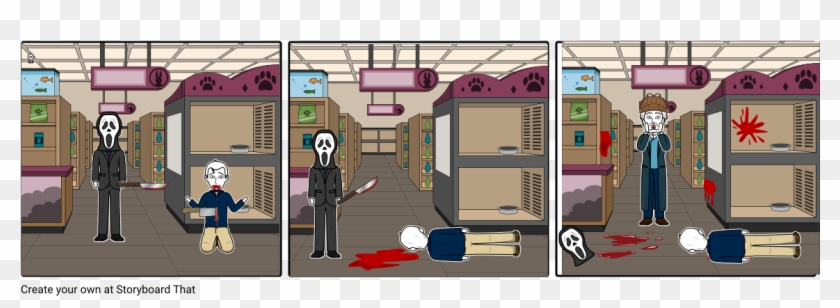 Ghostface Strikes Back - Cartoon Clipart #4673603