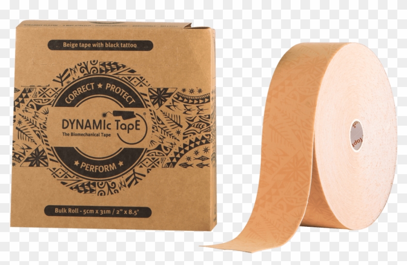 Dynamic Tape Bulk Roll Beige Tattoo - Label Clipart #4674093