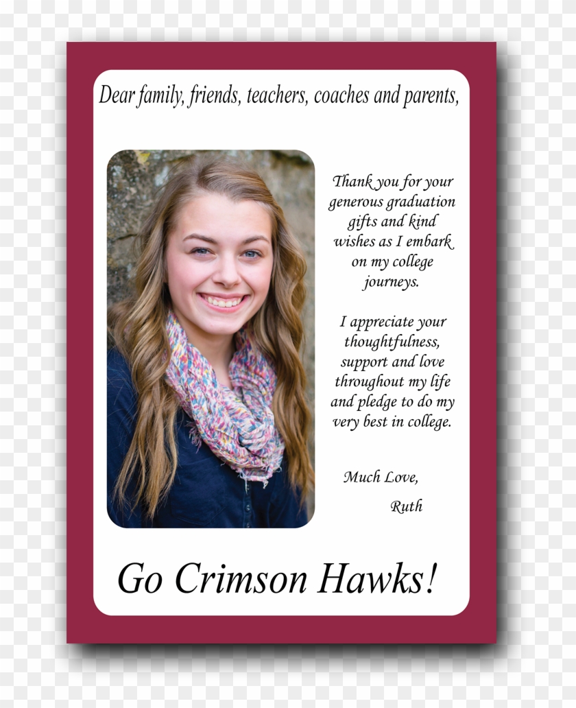 School Border Thank You - Girl Clipart #4674310