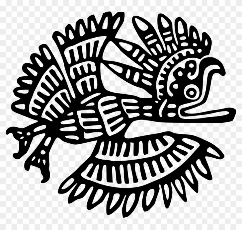 Bird Mexico Inca - Motif Mexico Clipart #4674421