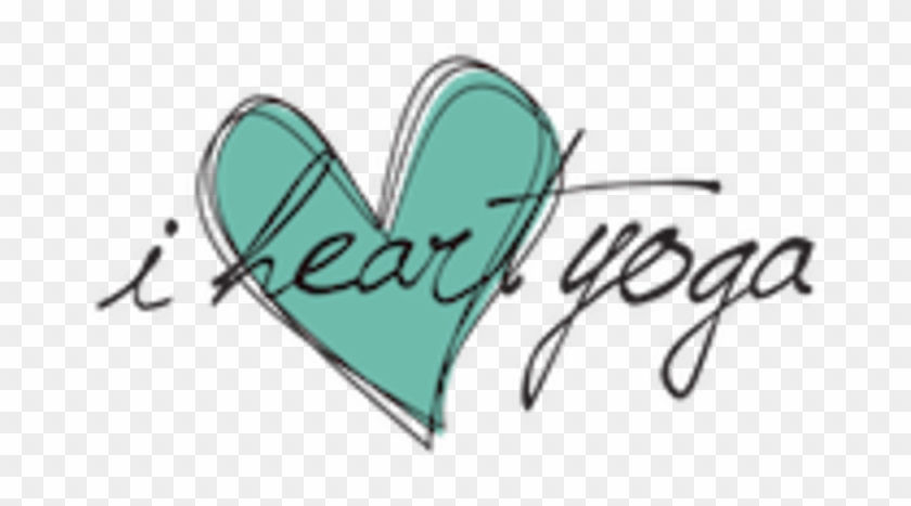 I Heart Yoga Logo - Heart Clipart #4674603
