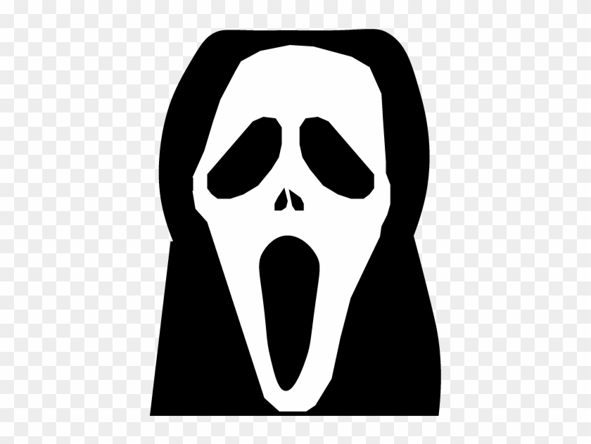 Scream Face Png - La Cara De Scary Movie Clipart #4674609