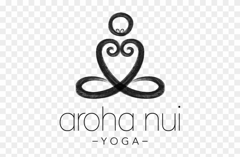 Aroha Nui Yoga Logo B - Heart Clipart #4674639
