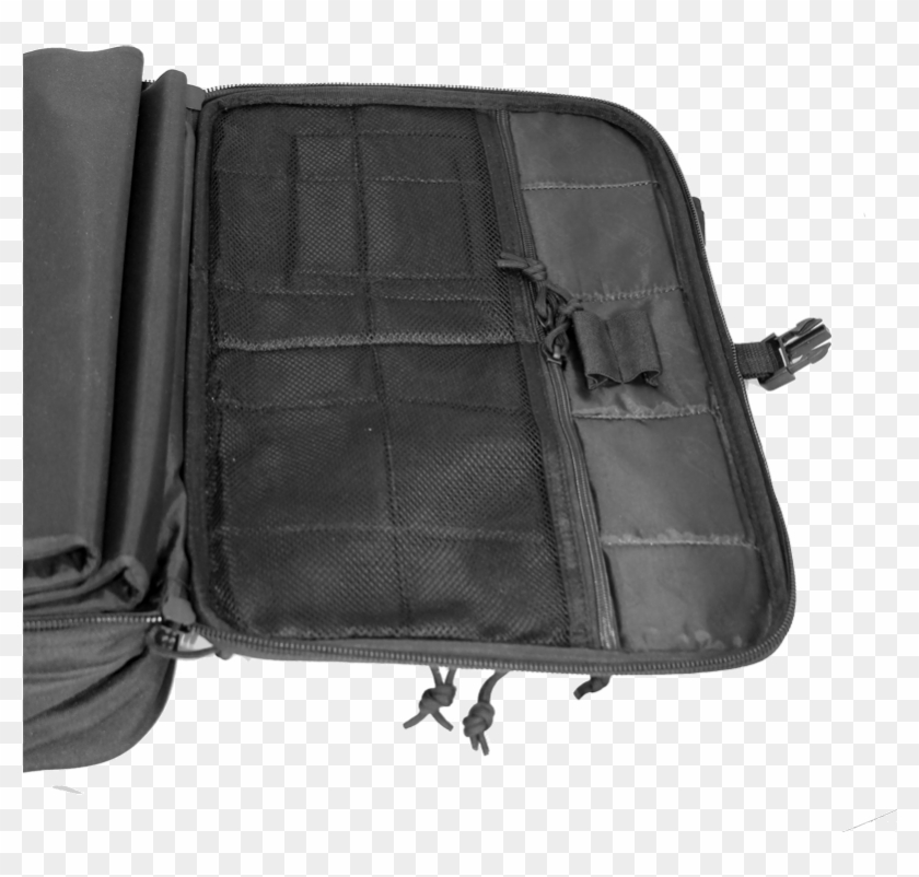 Ballistic Protection In A Briefcase That Unfolds Into - Leather Clipart #4674668