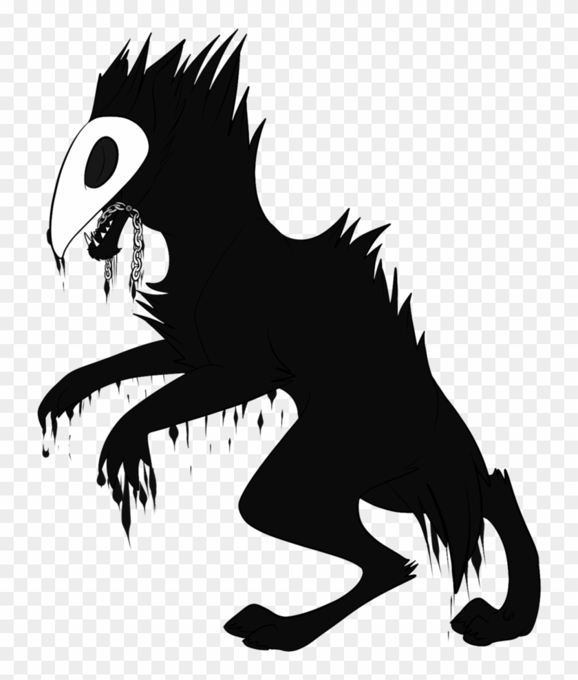 Silhouette Mountain Transprent Png - Shadow Drawings Of Monster Clipart #4675222