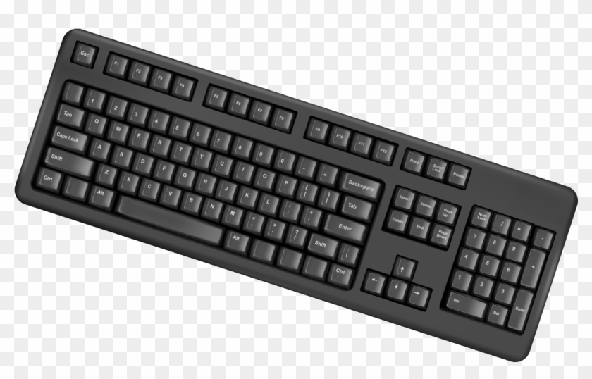 Relevant Images By Keyboard Key Png - Computer Keyboard Clipart