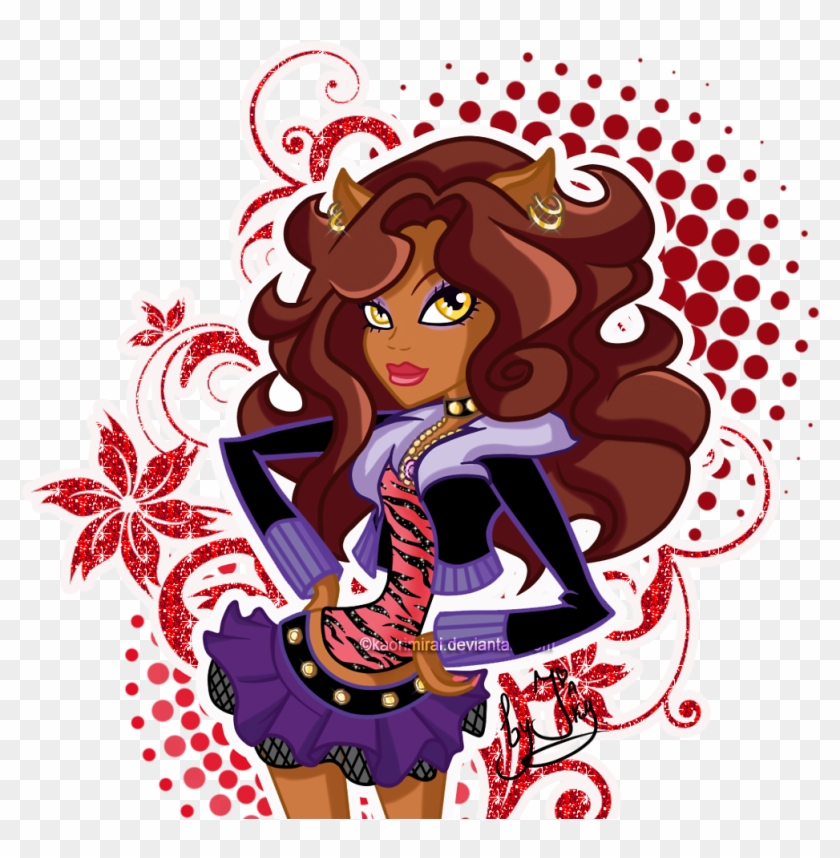 Clawdeen Wolf By Kaorimirai-d4rwtwh - Monster High Png Clawdeen Wolf Clipart