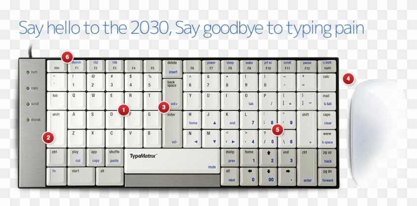 Typematrix Keyboard Clipart