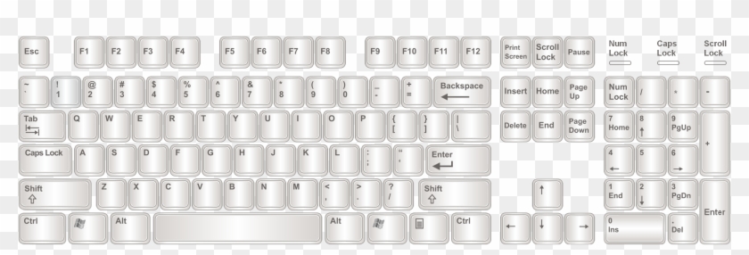 Keyboard Keys Clipart #4675776