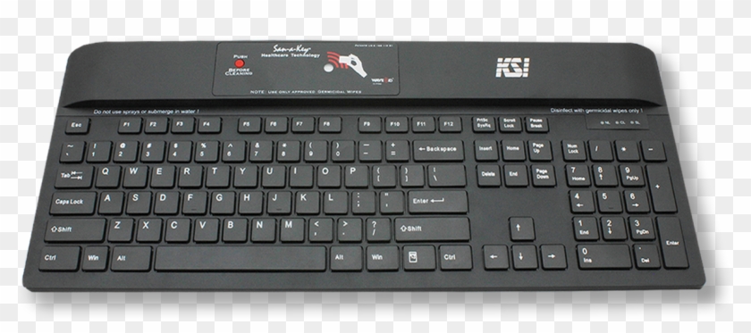 Linksmart® Keyboard With San A Key® Infection Control - Hd Image Of Computer Keyboard Clipart #4675862