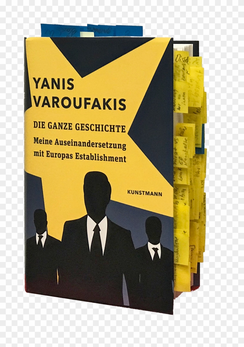 The Book With Many Memos - Yanis Varoufakis Die Ganze Geschichte Clipart