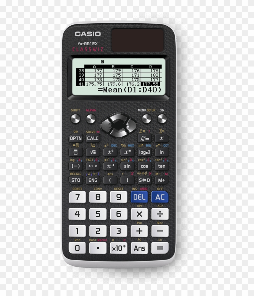 Clipart Classwiz Calculator - Calculator Scientific Casio White - Png Download #4676057