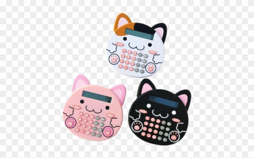 #calculator #calculadora #kawaii #cats #catlove - Cosas Kawaii Utiles Escolares Clipart #4676094