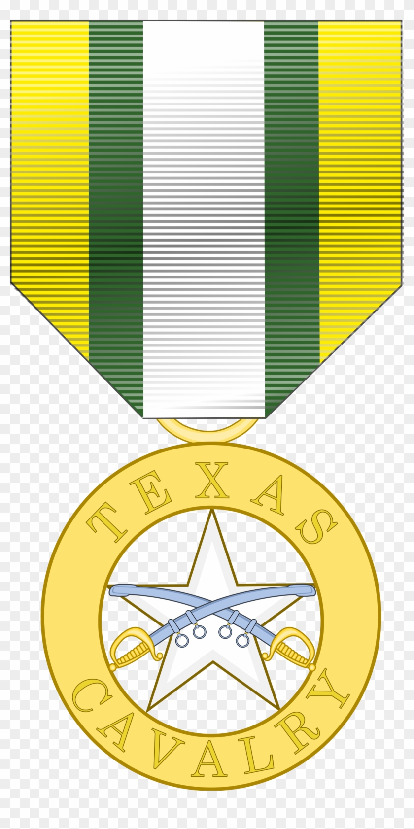 Texas Cavalry Service Medal - Texas Medals And Orders Clipart