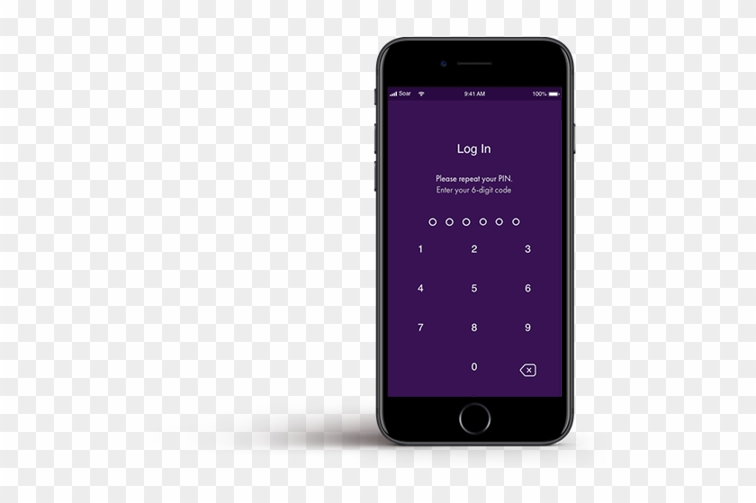 Phone Mockup Login - Iphone Clipart #4676421