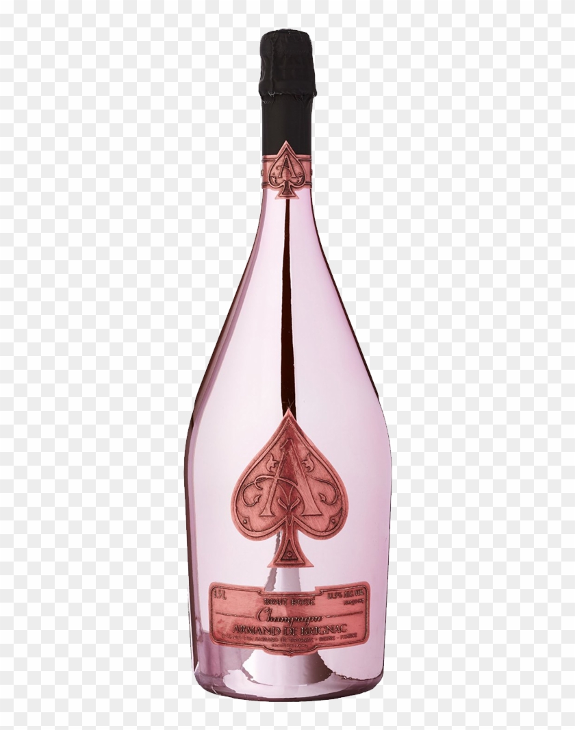 Armand De Brignac Rose Champagne - Glass Bottle Clipart #4677370