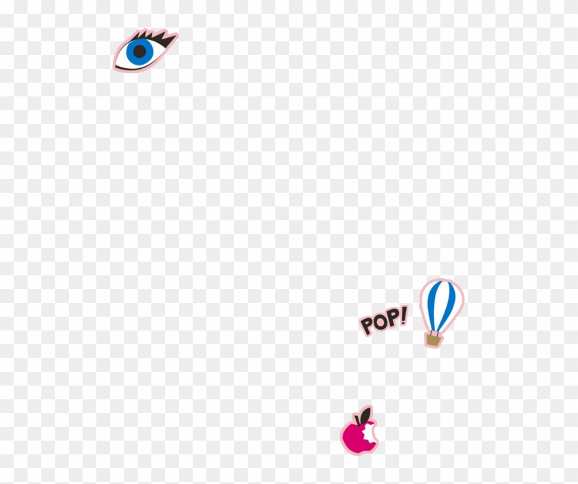 Moët Rosé Impérial 'emoëticons' - Hot Air Balloon Clipart #4677406