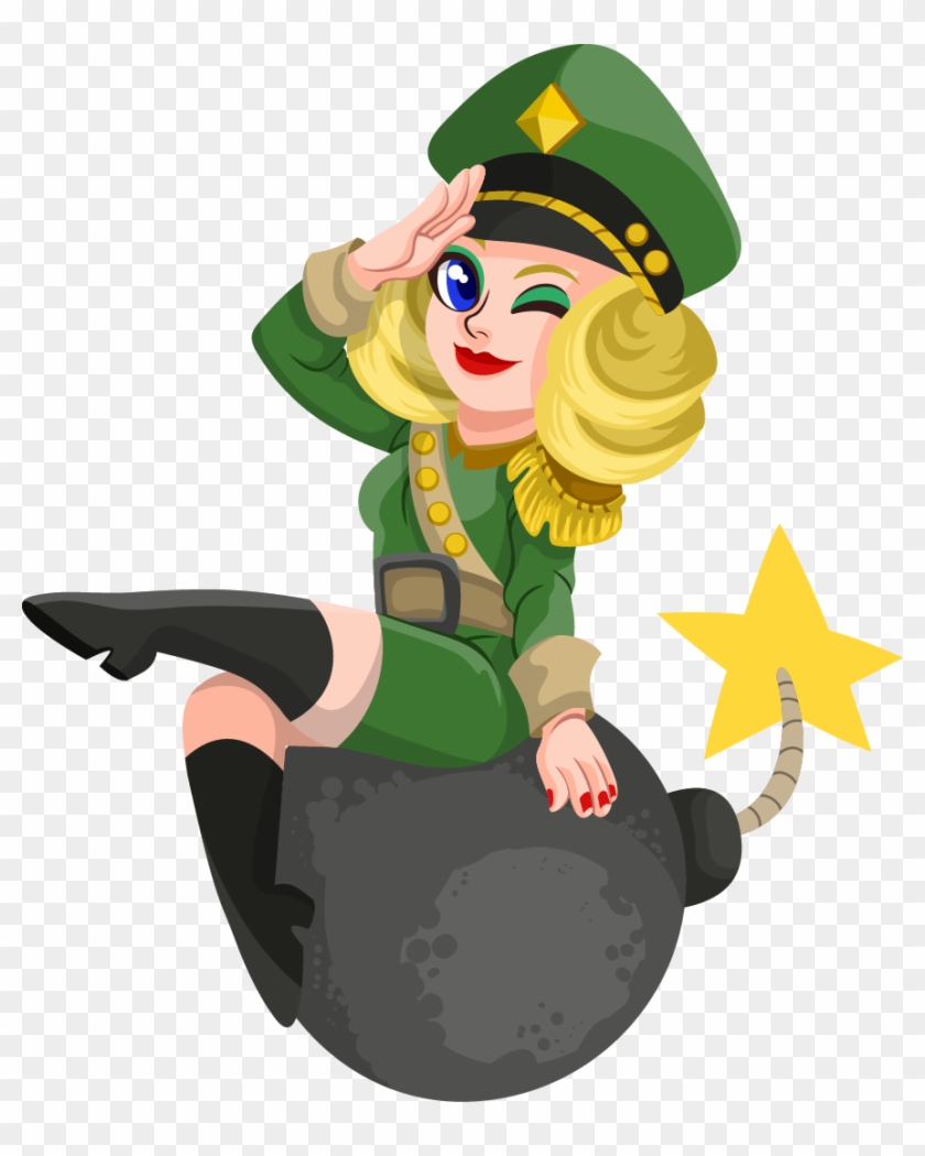 Free Female Soldier Cliparts - No More War Slogans - Png Download