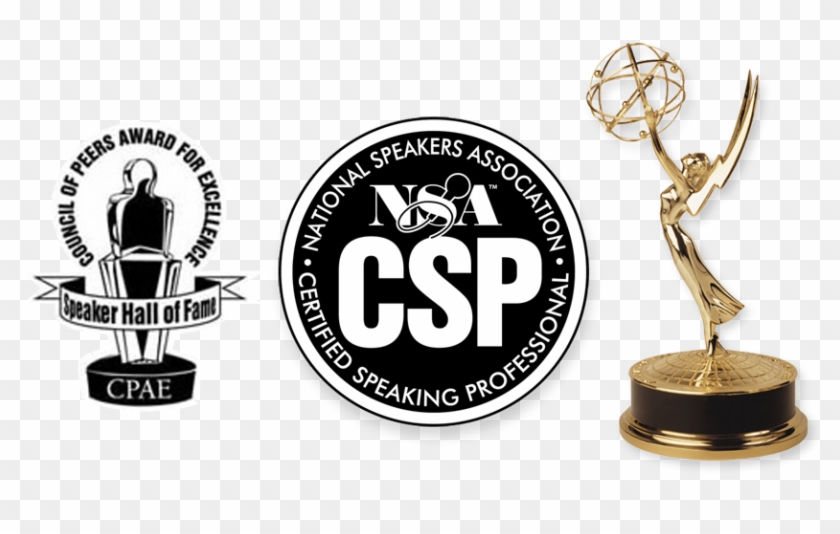 Csp Cpae Emmy Award Winner - Certified Speaking Professional Clipart