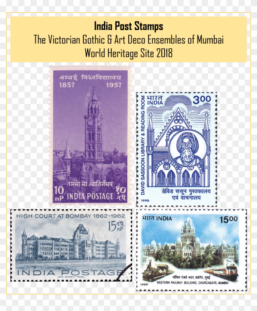 Several Buildings Already Have India Post Stamps - Postage Stamp Clipart #4678598