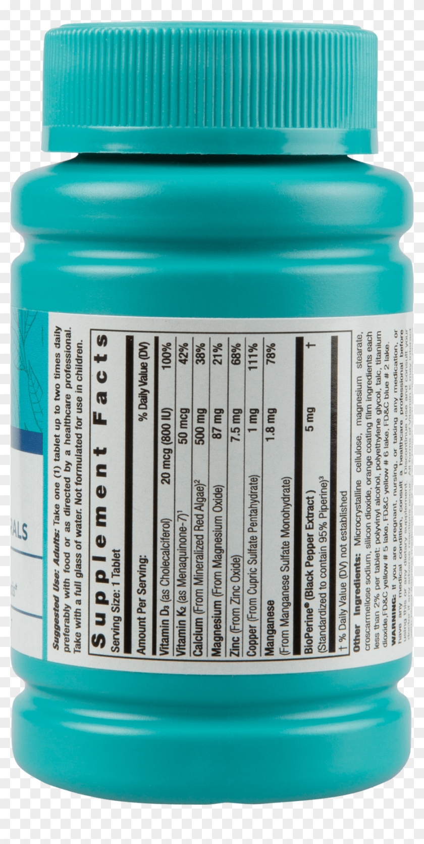 Calcium Supplements - Bottle Clipart #4678624
