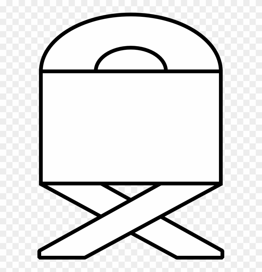 Babe / Manger Represents Jesus As A Baby At Christmas - Manger Chrismon Clipart