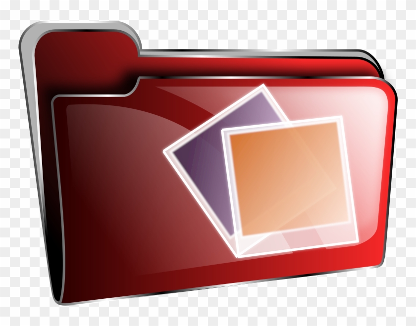 Folder Icon Red Photos By Roshellin Icono De Carpeta - Download Icon Untuk Folder Clipart #4678940