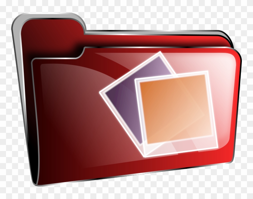 Folder Icon Red Photos By Roshellin Icono De Carpeta - Download Icon Untuk Folder Clipart