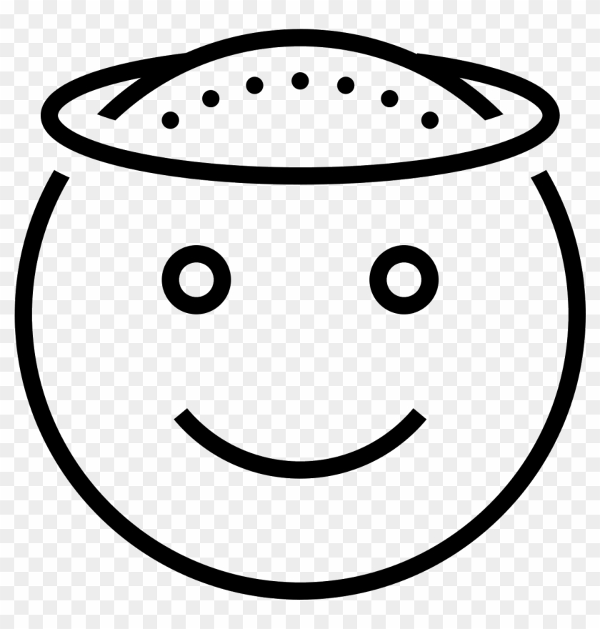The Angel Icon Is Composed Of A Circle That Appears - Smiley Clipart