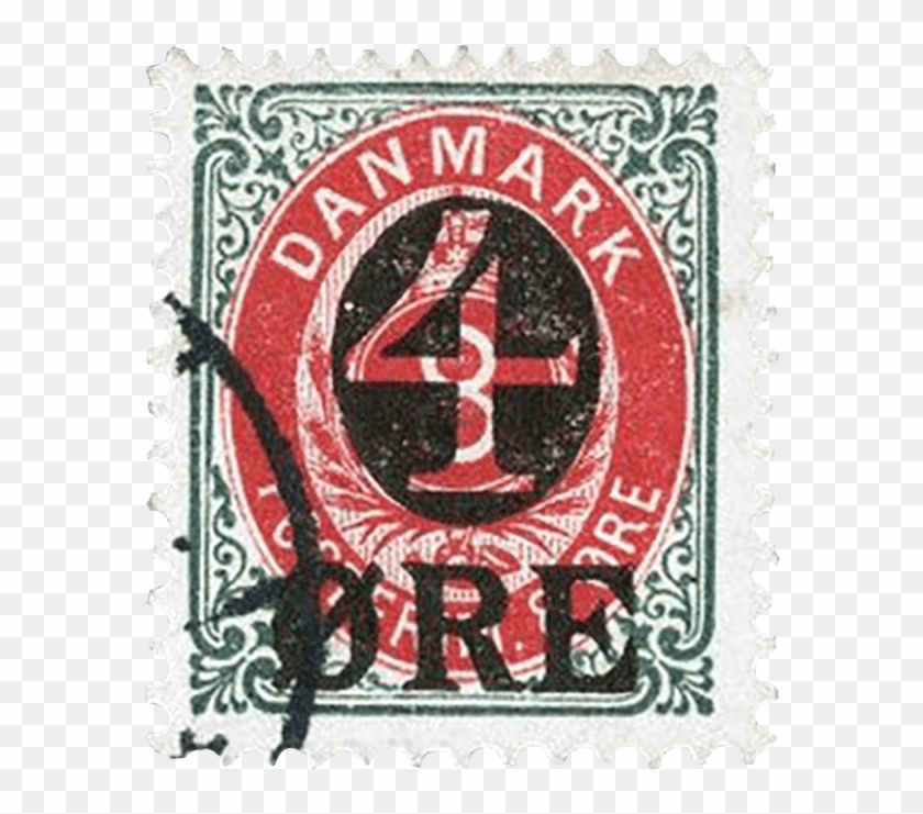 Inverted Frame "4 Ore" Surcharge, - Postage Stamp Clipart