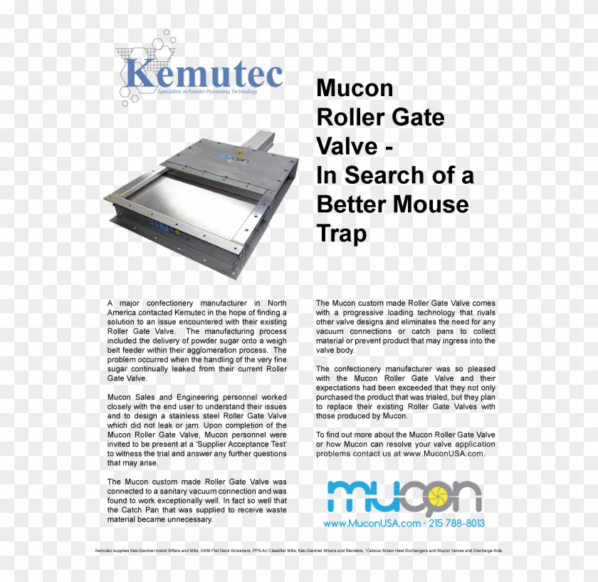 Mucon Usa Roller Gage Valve In Search Of A Better Mouse - Kemutec Clipart #4679237