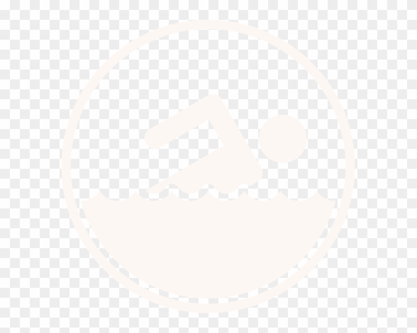 Swim Icon White Clipart #4679642