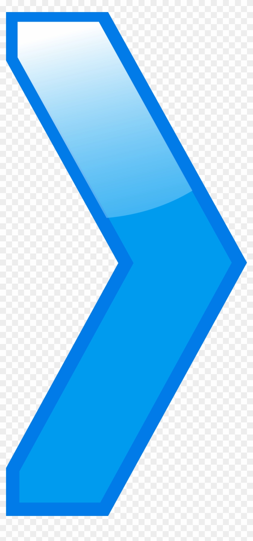 Arrow - Simple - Seta Png Azul Clipart