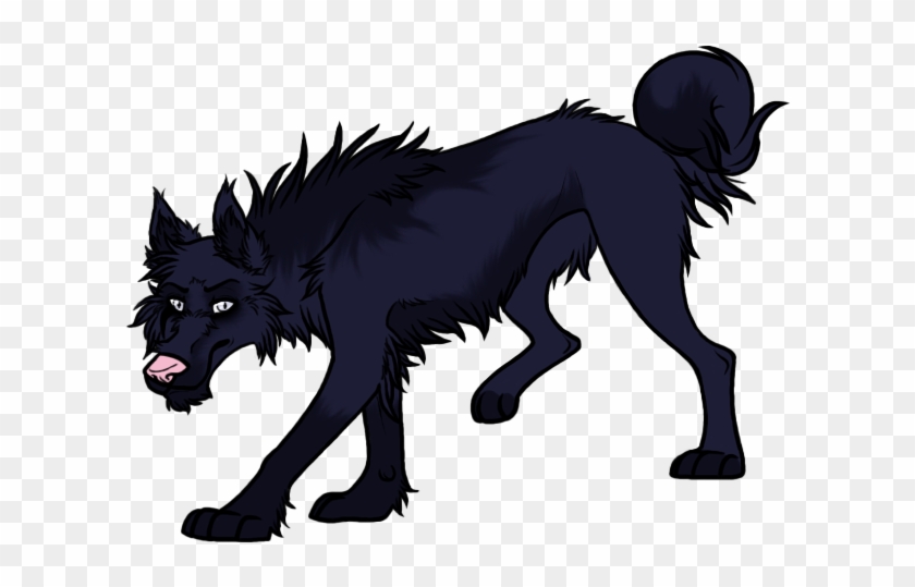 Dog Catches Something Clipart #4679899