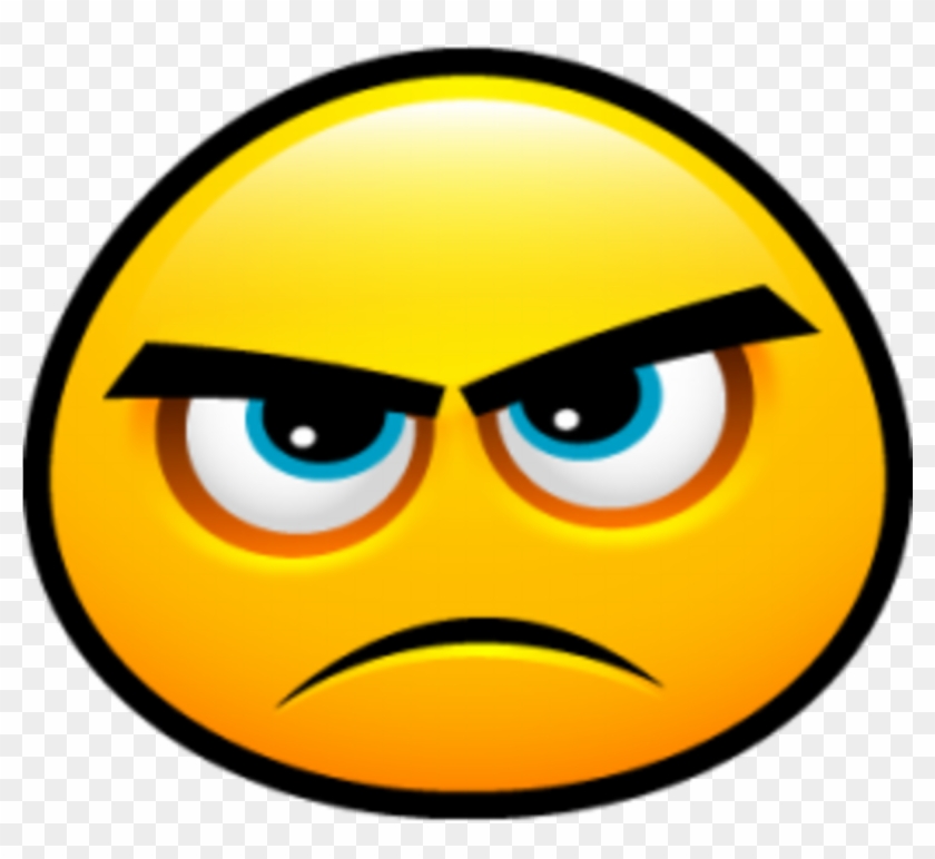 Angry Smiley Face Clipart #4680117