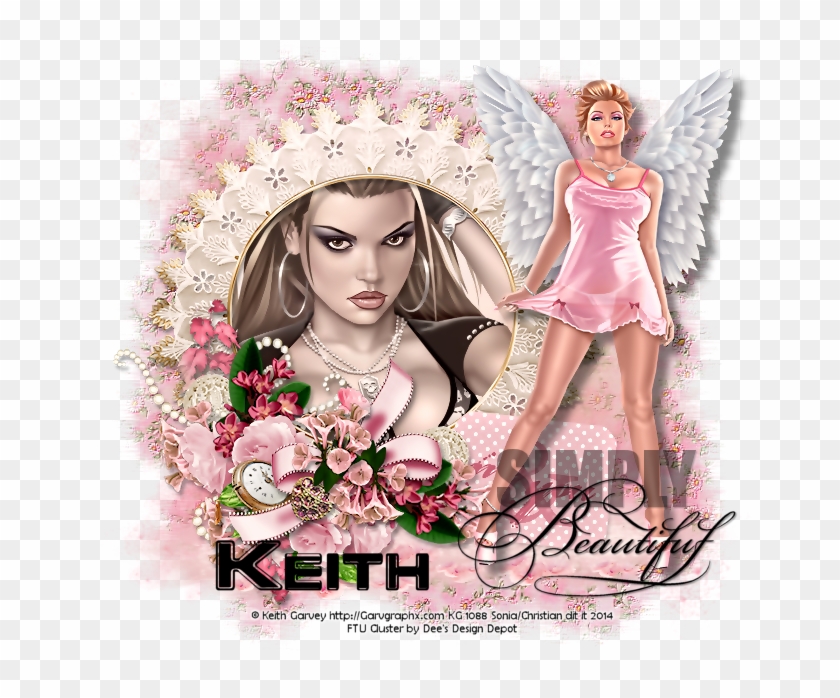 Tag With Keith Garvey Tubes - Angel Clipart