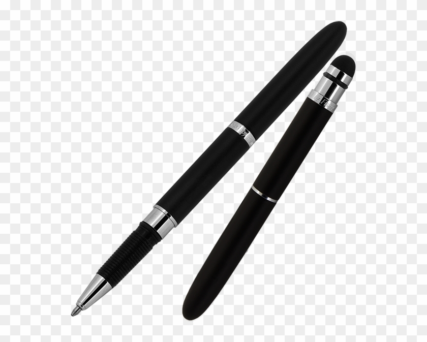 Fisher Space Pen Matte Black Bullet Grip Space Pen - Fisher Space Pen Bullet Grip Stylus Pen Clipart #4680846