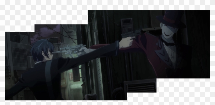 [minor Spoilers] Stitched A Scene From Latest Black - Kagetane Hiruko Vs Rentaro Satomi Clipart