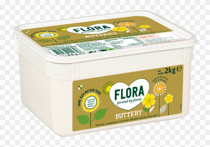 Flora Buttery 2kg - Box Clipart #4681358