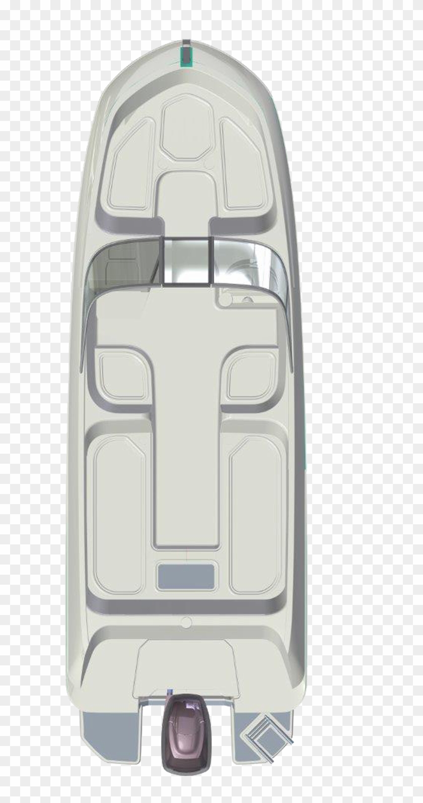 Opposing Portside Seating • Simple Yet Comfortable - Boat Clipart