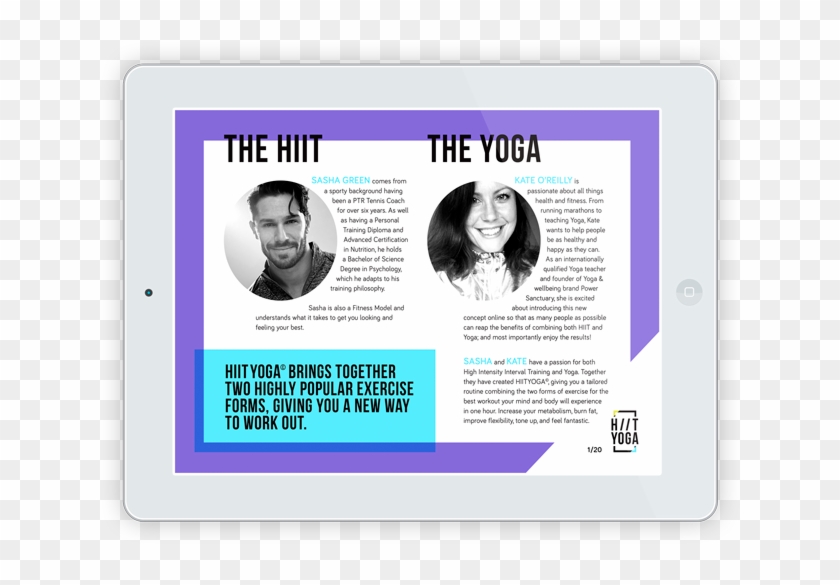Hiit Yoga - Graphic Design Clipart #4681398