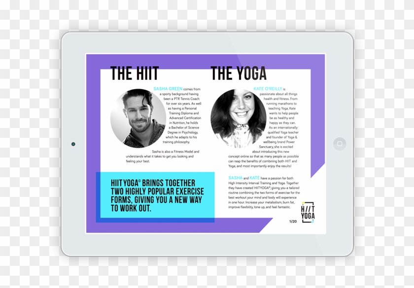 Hiit Yoga - Graphic Design Clipart