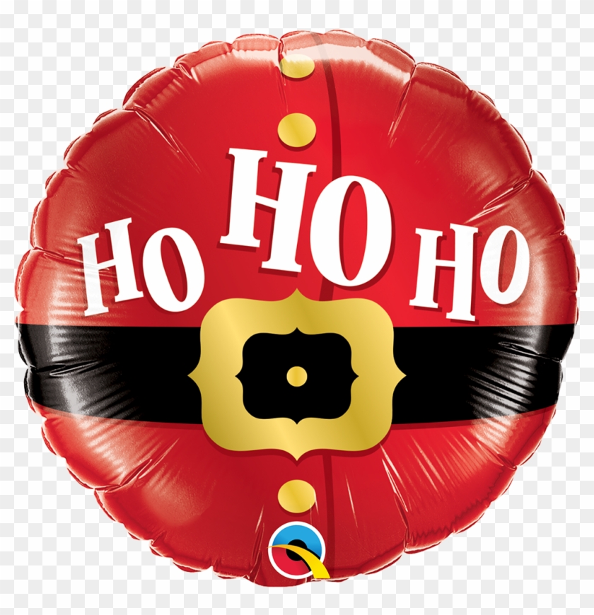18” Hohoho Santa Belt Helium Balloon - Speedy Recovery Balloons Clipart #4681620