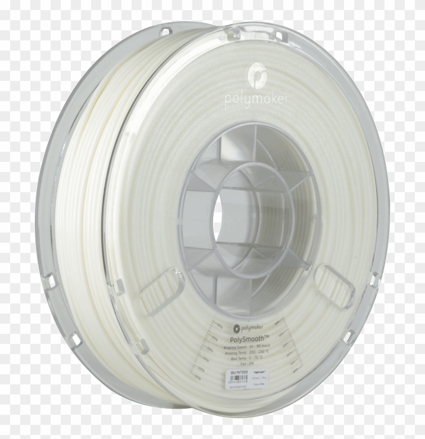 Polymaker Polysmooth Snow White - Polymaker Polysmooth 1.75mm Pvb 3d Printer Filament Clipart