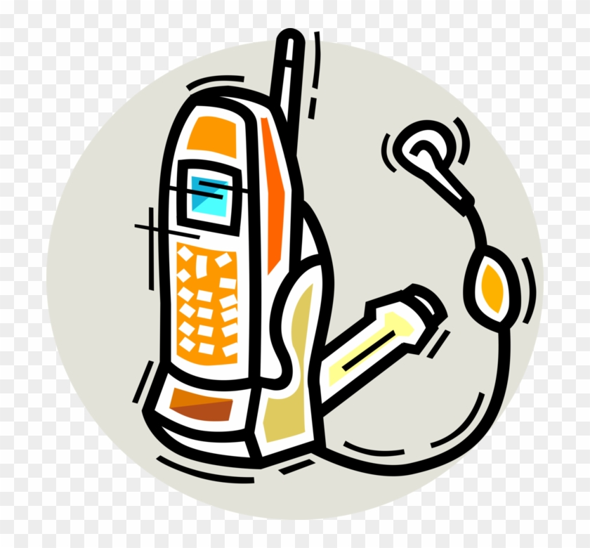 Vector Illustration Of Mobile Smartphone Phone Telephone Clipart