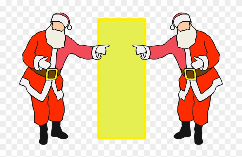 Background, Claus, Full Length, Pointing, Santa - Papai Noel Apontando Png Clipart
