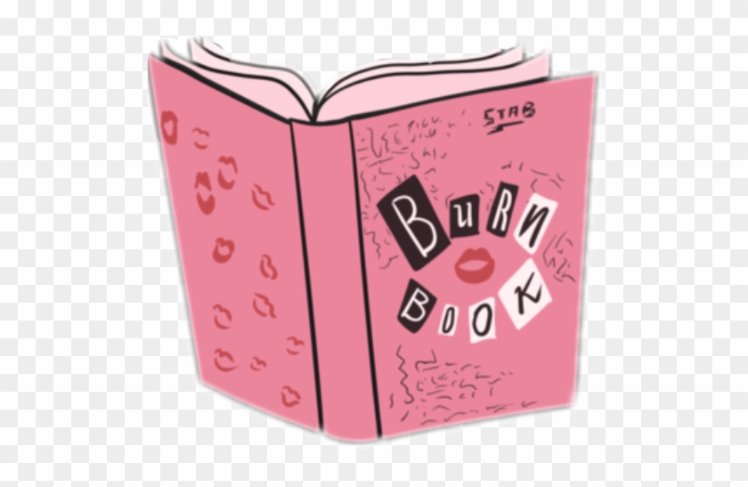 Burnbook Sticker Burn Book Mean Girls Drawing Clipart Pikpng