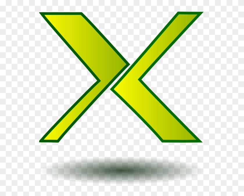 Cool X Letter Transparent Clipart