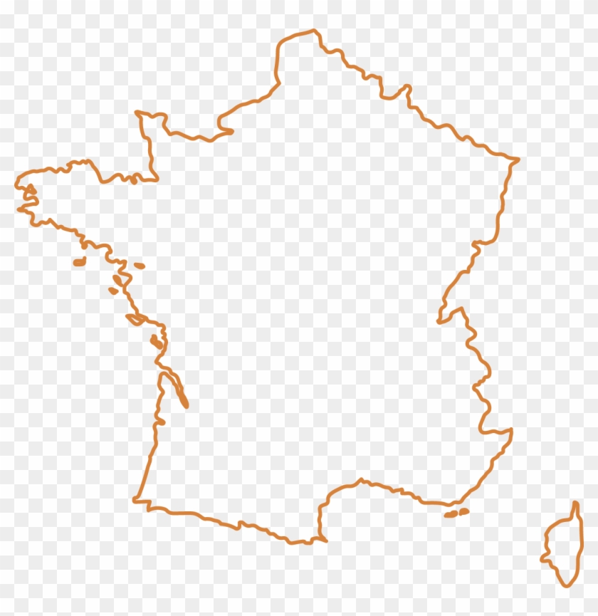 Country Dog - France Outline Clipart