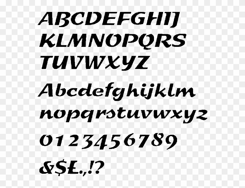 11 Tattoo Designs Fancy Cursive Fonts Letters Writing - Circle Clipart